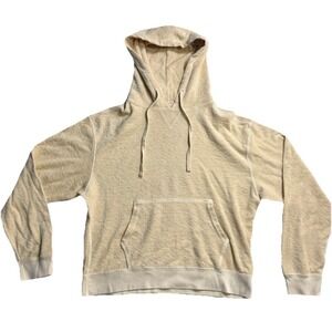 Unsubscribed Butter Yellow Terry Pullover Hoodie Size XS Summer NWOT  $148
